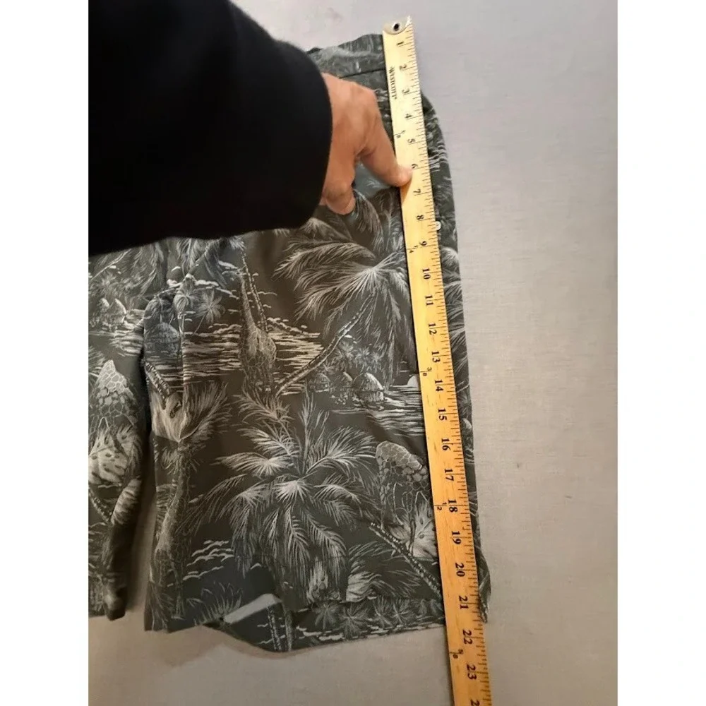 RLX Ralph Lauren Palm Tree Print‎ Golf Shorts Size 38X10 Mens Tropical Casual